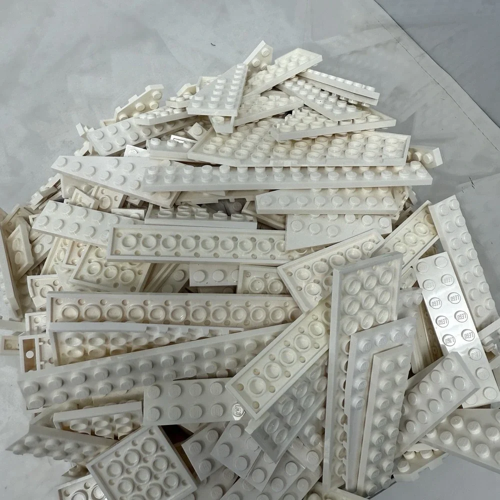 LEGO‎ White Plates & More  Bulk Lot – 2 Lb 1.1oz  Bag Sorted by Color